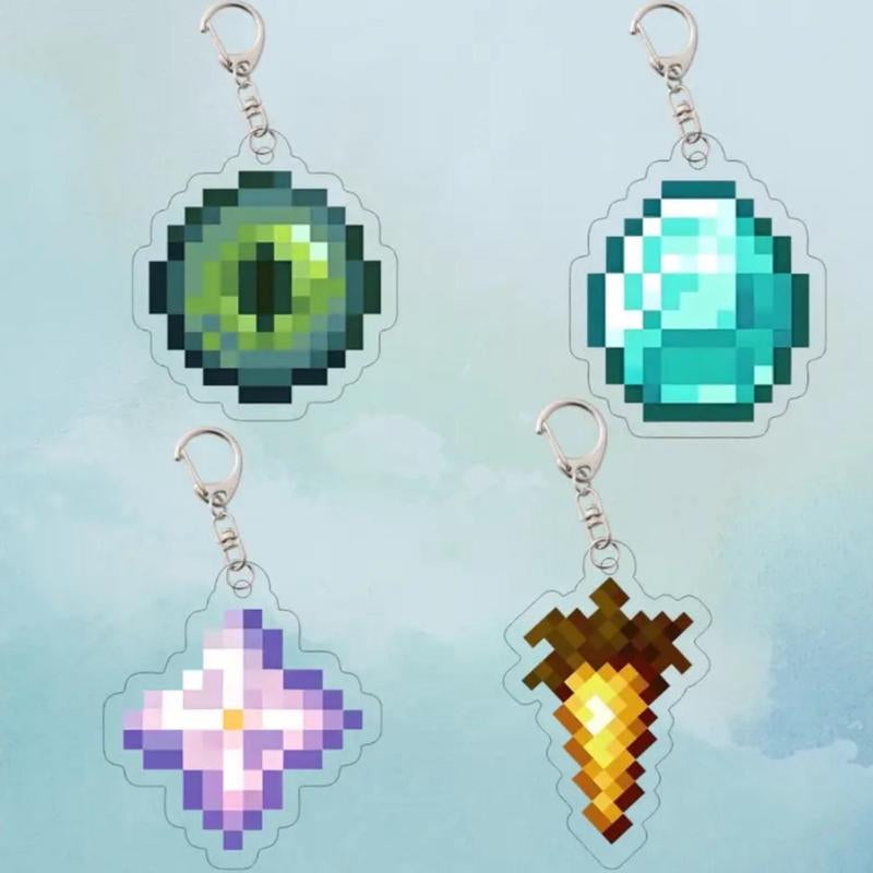 Minecraft Keychain Bundle Handmade Keychains